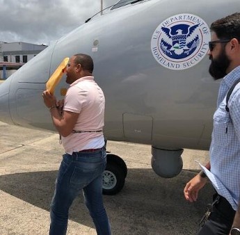 U.S. Marshals and CBP Agents transfer a Puerto Rico's 10 Most Wanted