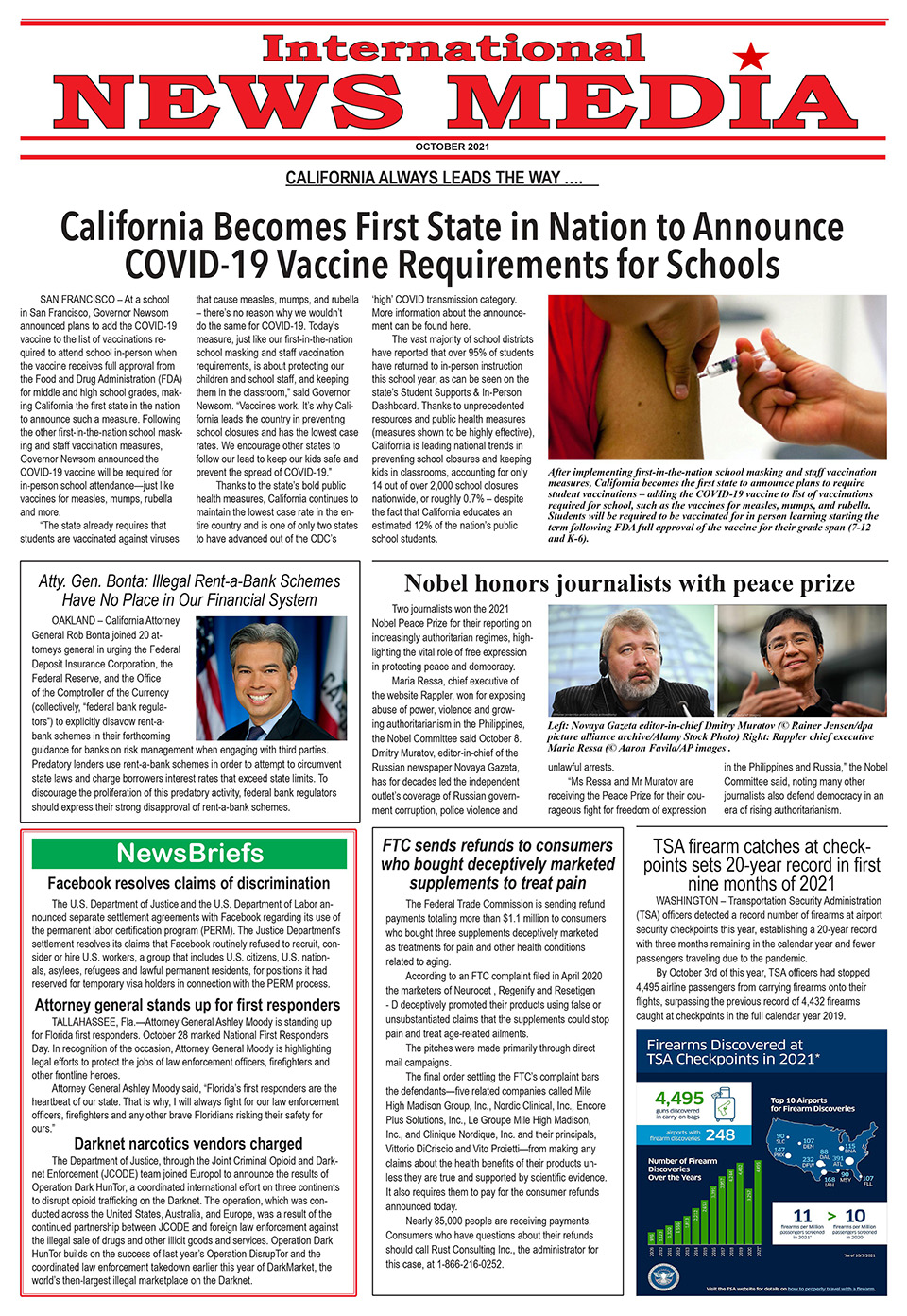 October 2021 Edition