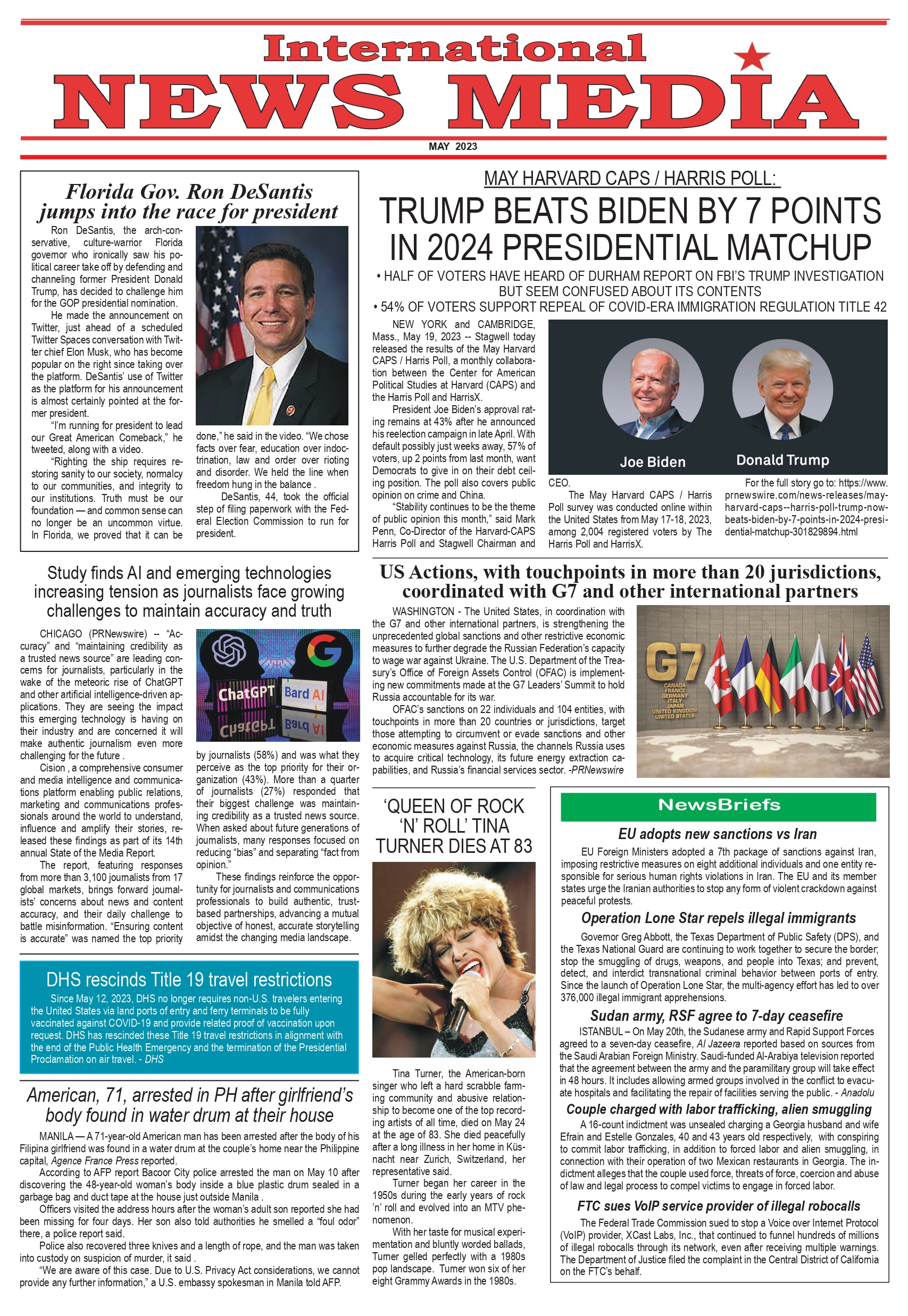 May 2023 Issue May 2023 Issue