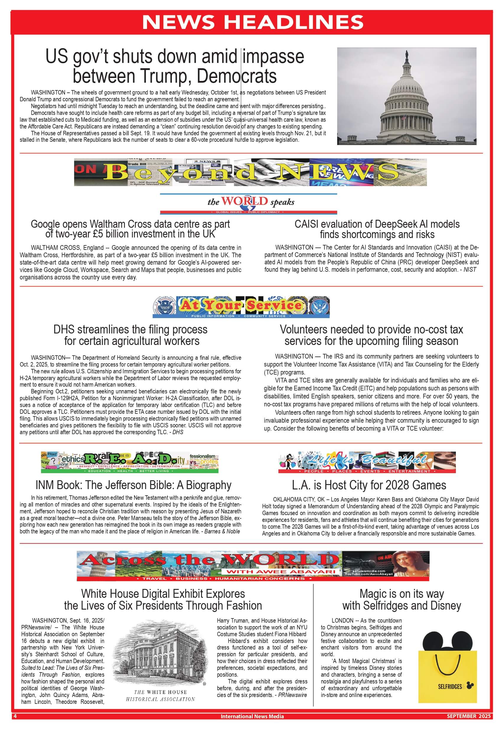 New Headline for September
